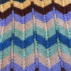 Hand Knitted Zig Zag Baby Blanket - Image 4