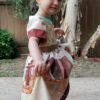 Little Girl's Short Sleeved Full Skirt Dress Size 3