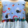 Girl's Dress with Sleeve Detail Size 5 - Image 4